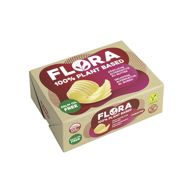 Transgourmet sterreich - Flora Plant 100% pflanzlicher Genuss 79% Fett 250  g