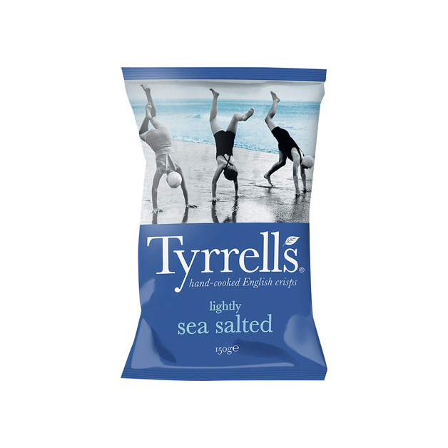 Tyrrells Chips Lightly Sea Salt 150 g