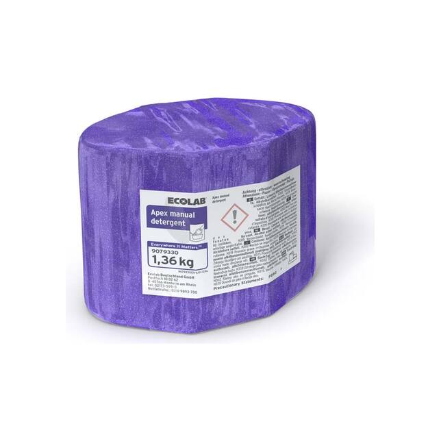Geschirr Block Apex Manual Deterg. Ecolab 2x1,36kg