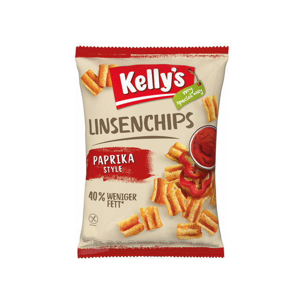 Kelly´s Linsen Chips Paprika 90 g