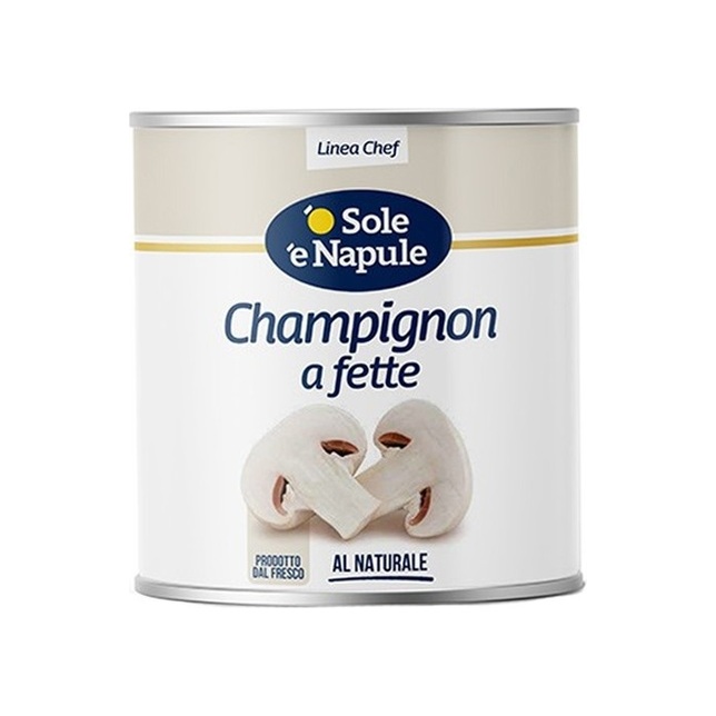 Funghi champignon Nat. `Linea chef` 2.5kg. O sole e Napule