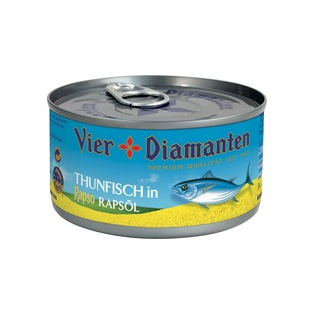 4-Diamanten Thunfisch in Rapsöl 195 g