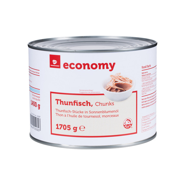 Economy Thunfischstücke in Öl 1705 g