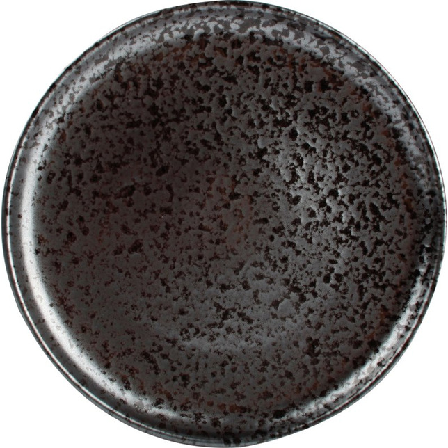 Teller flach 28,5 cm Black Oxido