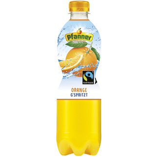 Pfanner Fairtrade Orange gespritzt 0,5l