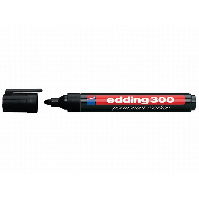 Edding Marker 300-001 M schwarz