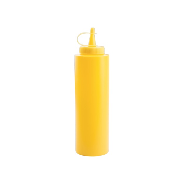 Quetschflasche Inhalt = 350 ml, gelb für Senf