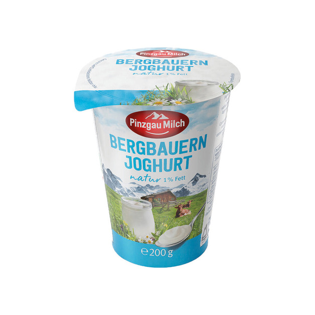 Pinzgau Milch Bergbauern Naturjoghurt 1% Fett 200 g