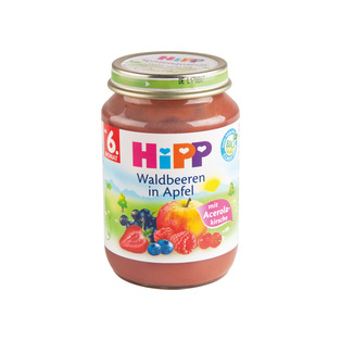 Hipp Bio Früchte Waldbeere in Apfel 190 g