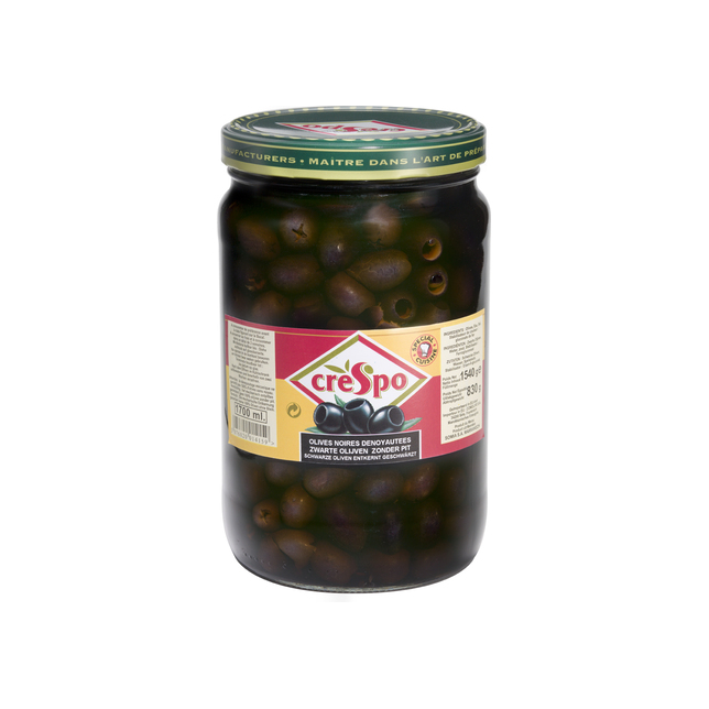 Oliven schwarz ohne Stein Alisa 880/450g