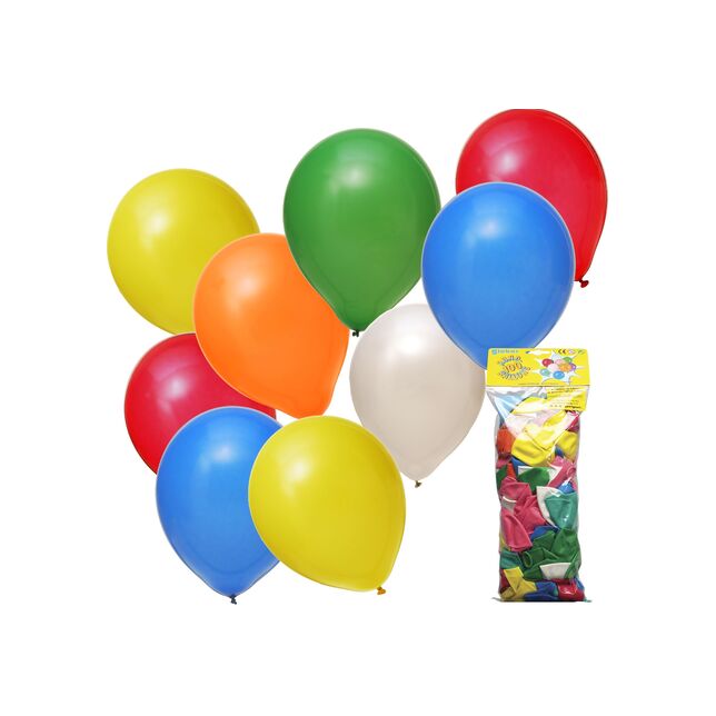 Luftballons assort. Farben Ø31cm 100Stk