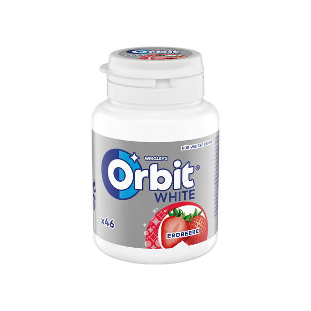 Orbit White Bottle Dragees Strawberry 46 g