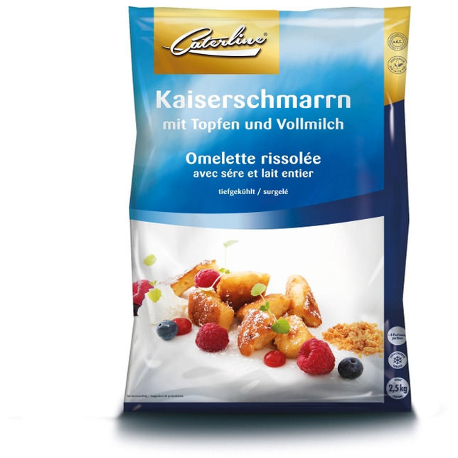 Caterline Kaiserschmarrn mit Topfen und Milch verfeine.2,5kg