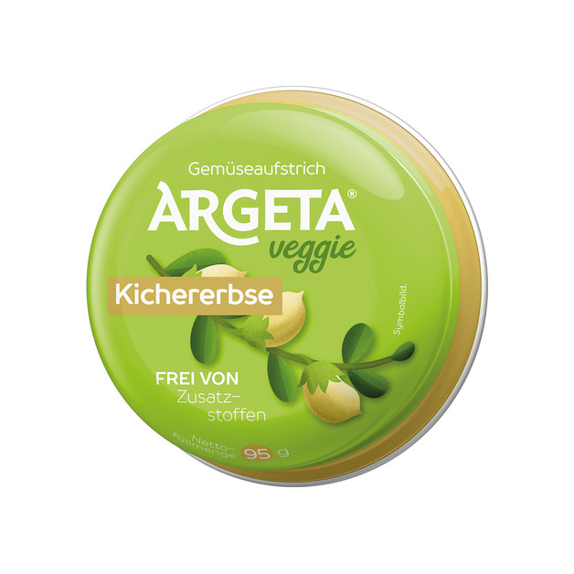 Argeta Veggie Aufstrich, Kichererbsen 95 g