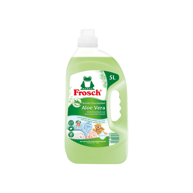 Frosch Waschmittel flüssig, Aloe Vera, 5 l 5