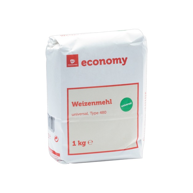 Economy Weizenmehl T480 universal 1 kg