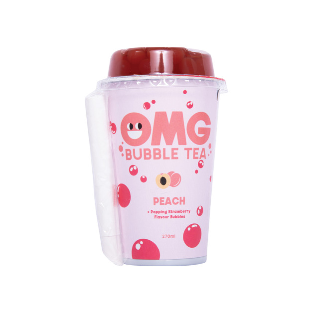OMG Bubble Tea Peach 0,27 l