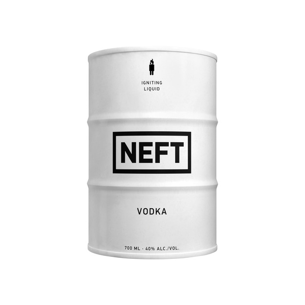 Neft White Berrel Vodka aus Österreich 0,7 l