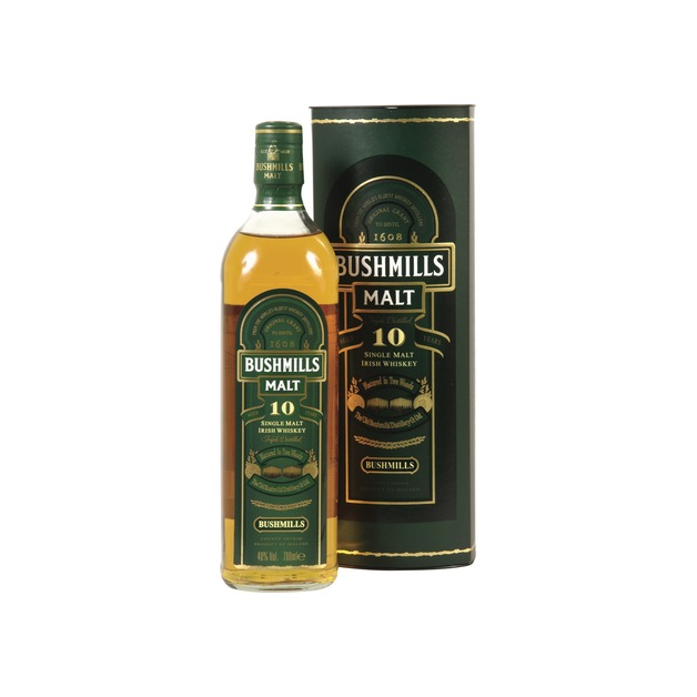 Bushmills Single Malt Whiskey 10 y aus Irland 0,7 l