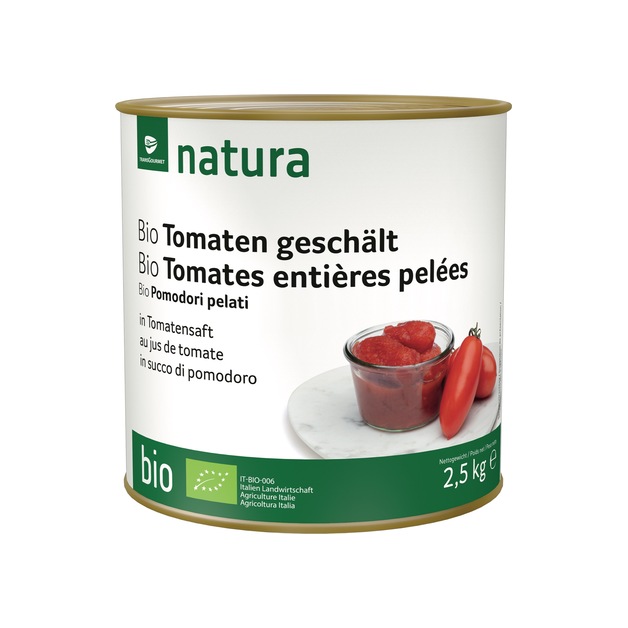 Natura Bio Tomaten geschält 2,5 kg