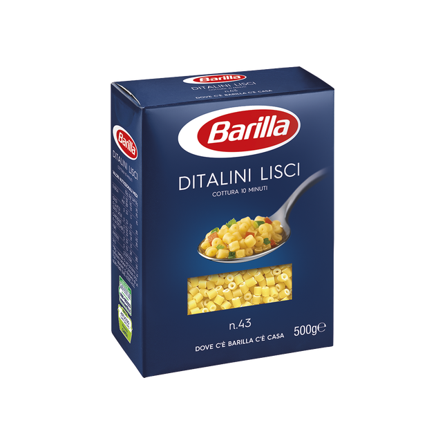 Suppeneinlagen Ditali Lisci Nr. 45 Barilla 30x500g