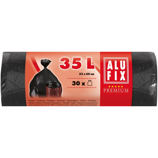 Alufix Müllsack 35l 30Stk schwarz