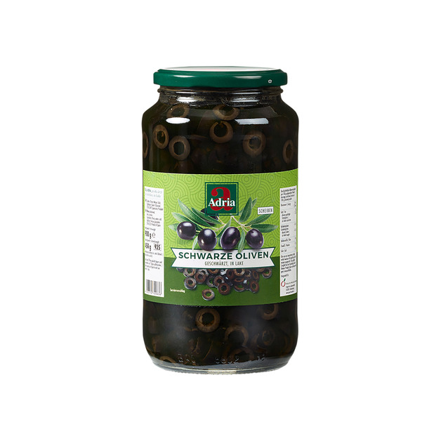 Oliven schwarz in Scheiben 900g