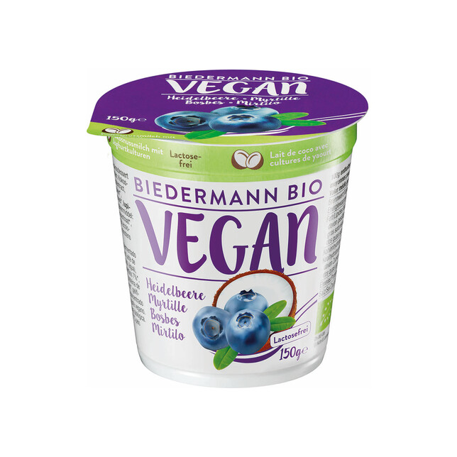 Kokosdessert Heidelbeere Bio vegan 150g