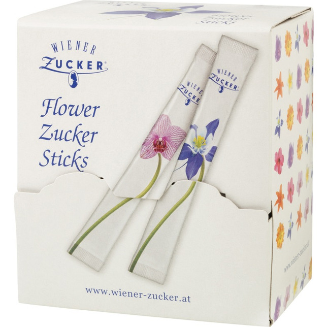 Flower Zucker Sticks 125 Stück