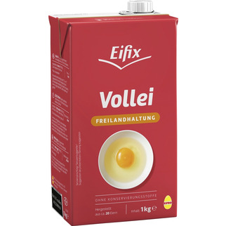 Eifix Vollei pasteurisiert, flüssig Freilandhaltung 1 Liter