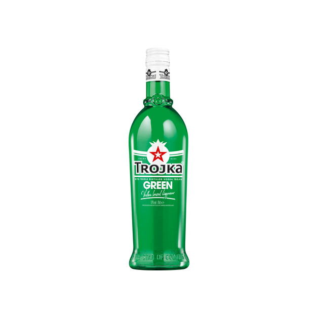 Wodka Liqueur Trojka green 17ø 7dl