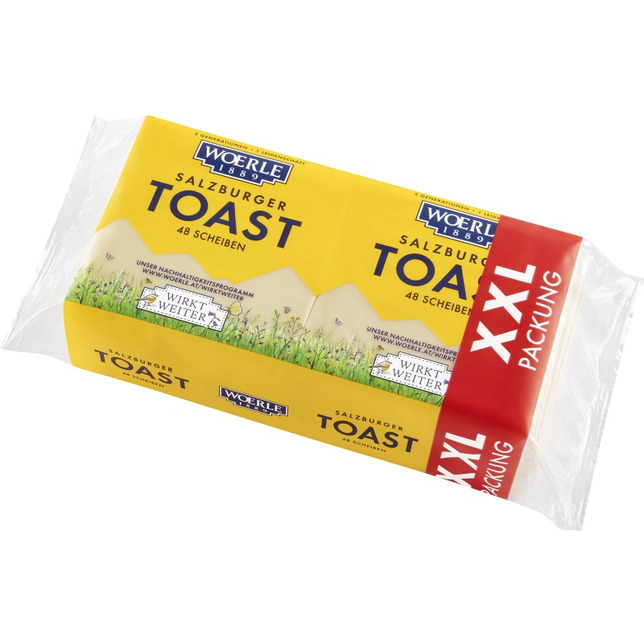 Woerle Gastro Scheiben Toast 35% 800g