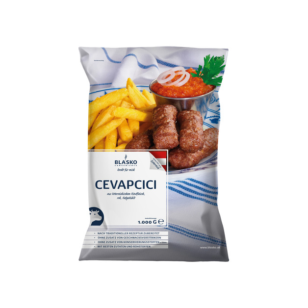 Blasko Convenience Cevapcici roh tiefgekühlt 1 kg
