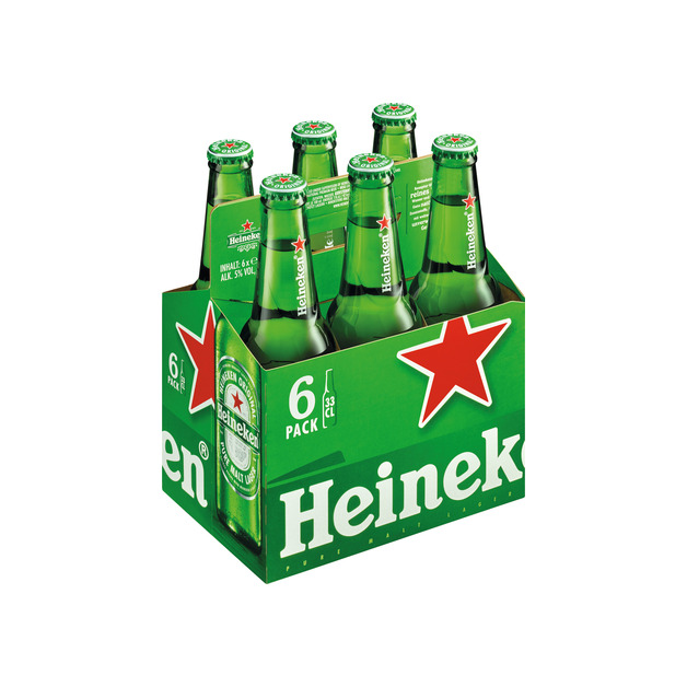 Heineken Bier 6 x 0,33 l