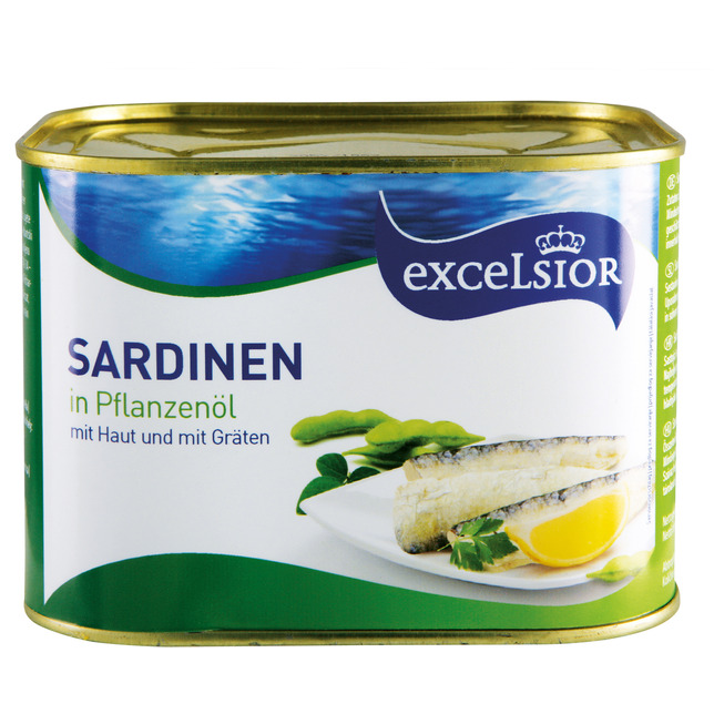 Excelsior Sardinen in Pflanzenöl 800g
