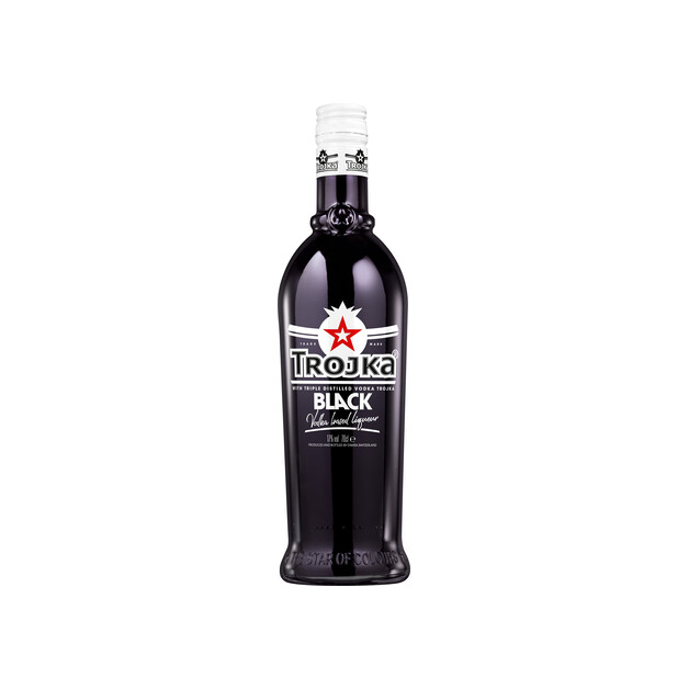 Wodka Liqueur Trojka black 17ø 7dl