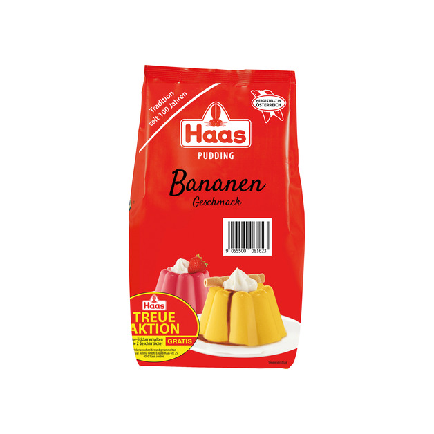 Haas Bananenpudding 1 kg