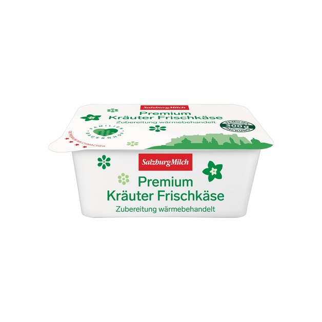 SalzburgMilch Premium Frischkäse Kräuter 60 % Fett i. Tr. 300 g