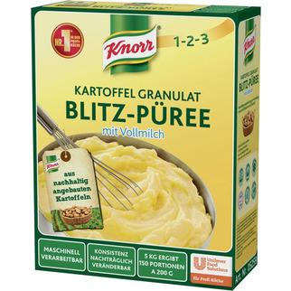 Knorr Kartoffel Granulat Blitz Püree mit Vollmilch 5kg
