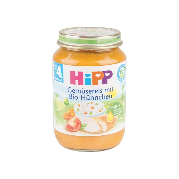 Hipp Bio Menü Reis mit Hühnchen 190 g