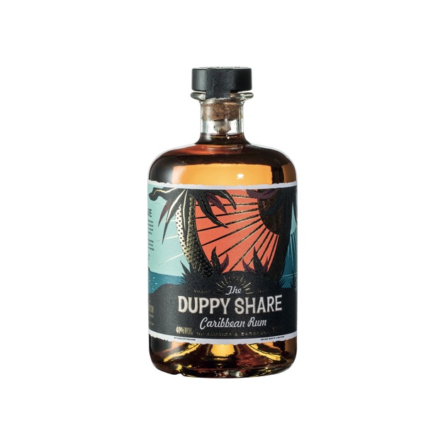 Duppy Share Golden Rum aus Jamaica & Barbados 0,7 l