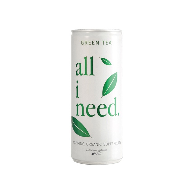 All i need Green Tea 0,25 l