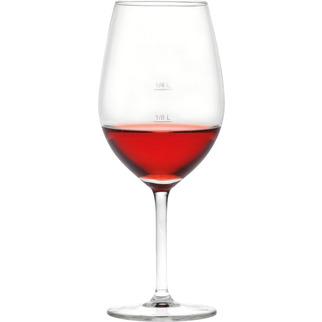 Weinglas 0,53 lt. /-/ 1/8 + 1/4 lt. L Es