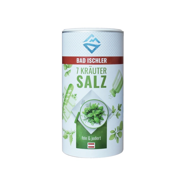 Bad Ischler 7 Kräuter Salz, jodiert 1 kg