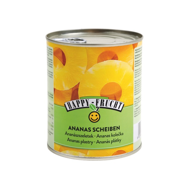Happy Frucht Ananascheiben 850 ml