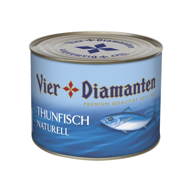 4-Diamanten Thunfisch Naturell 1,88 kg