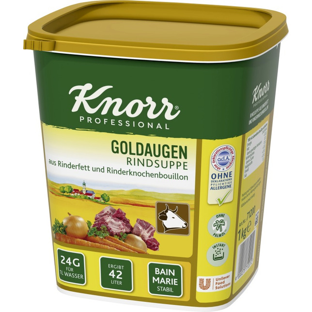Knorr Goldaugen Rindsuppe 1kg Display
