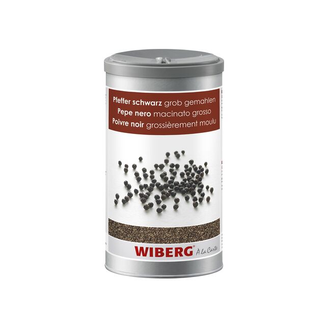 Pfeffer schwarz grob gemahlen Wiberg 520g