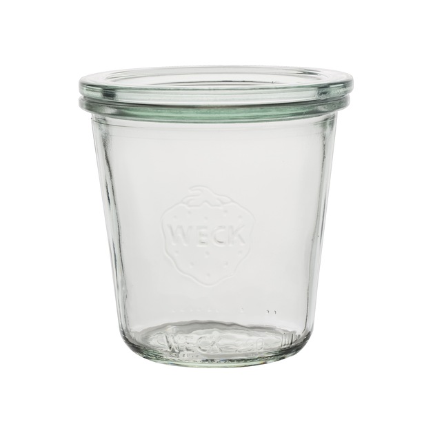Einkochglas Inhalt = 290 ml, Sturzform mit Deckel