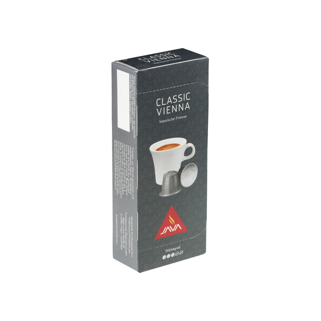 Java Kaffeekapseln Classic Vienna 100% Arabica Kompatibel mit dem Nespresso System 10 Stück